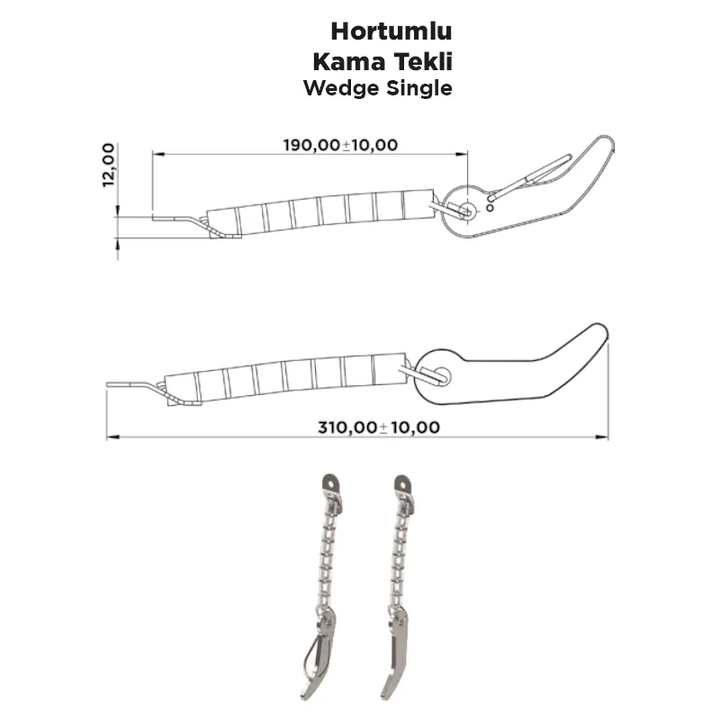 Hortumlu Kama Tekli - Görsel 2