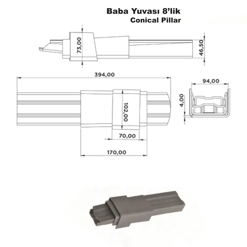Konik Baba Yuvası 8’lik - Görsel 2