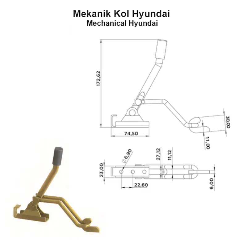 Mekanik Kol Hyundai - Görsel 2
