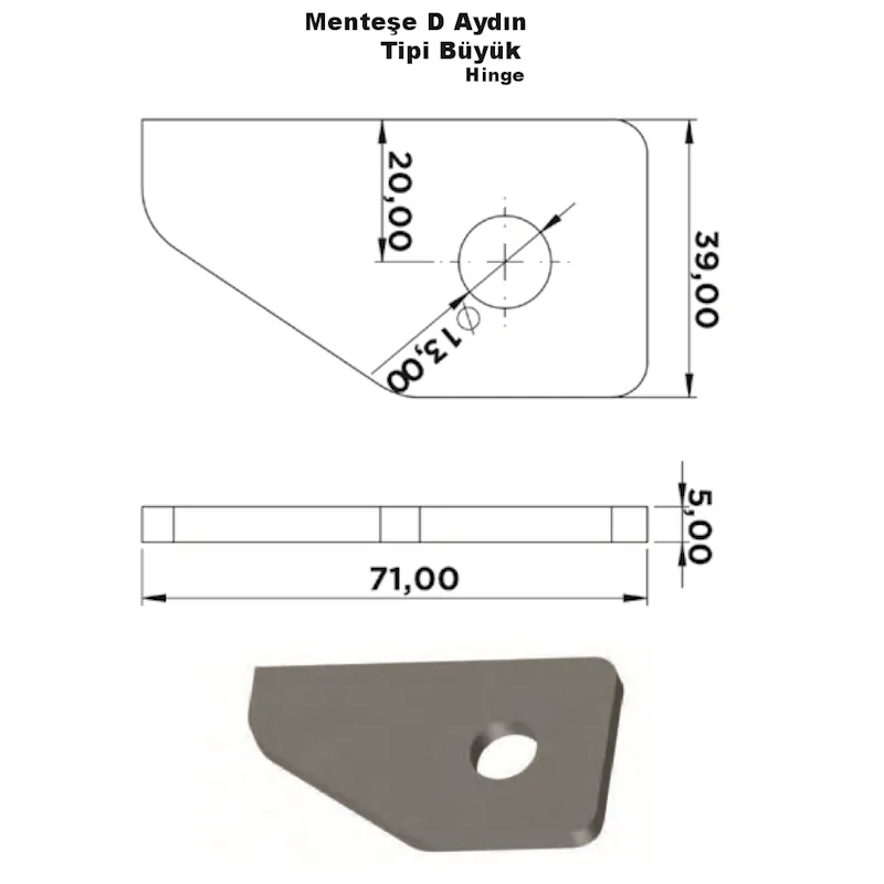 Menteşe D Aydın Tipi Büyük - Görsel 2