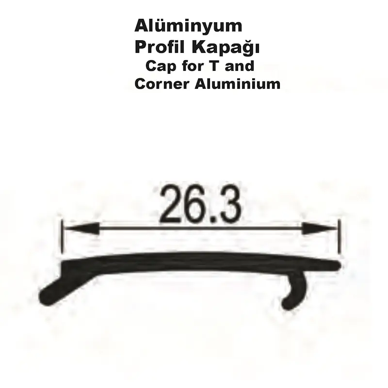 Alüminyum Profil Kapağı