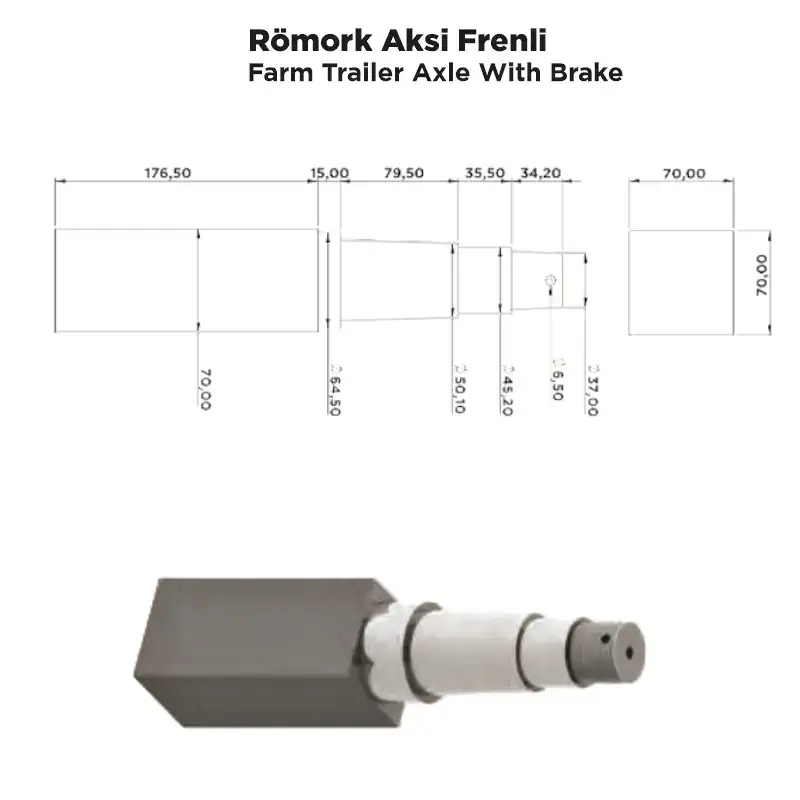 Römork Aksi Frenli - Görsel 2