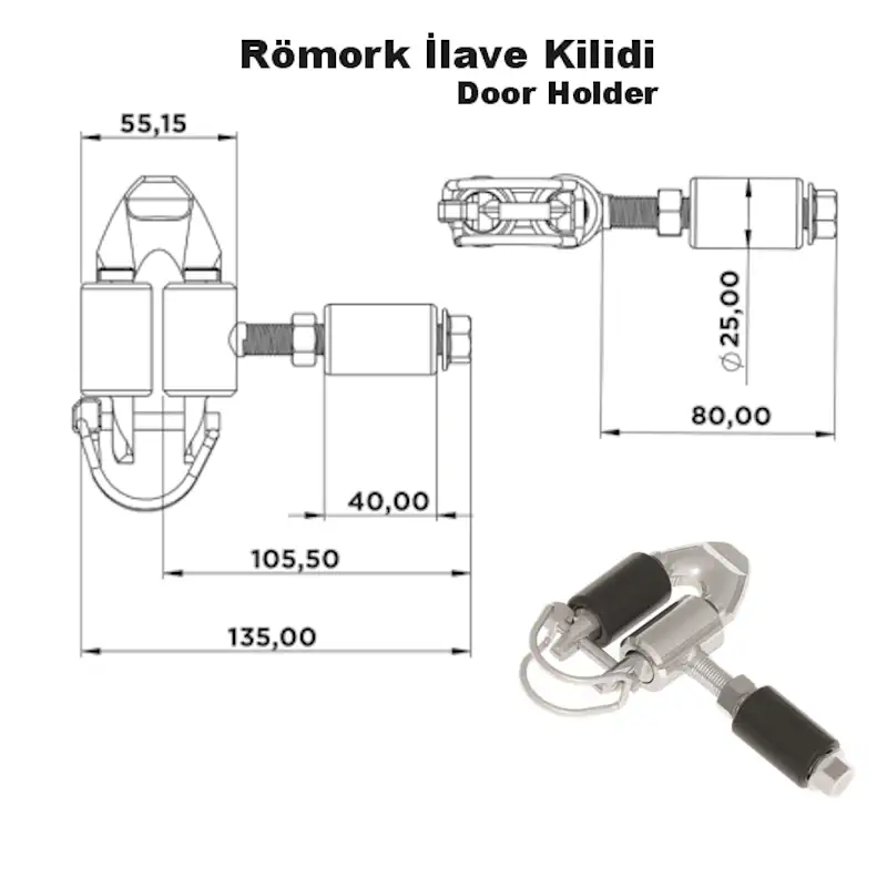 Römork İlave Kilidi - Görsel 2