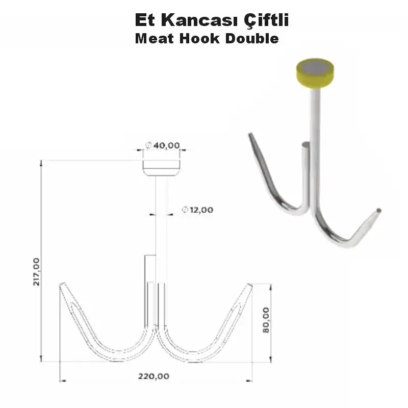 Et Kancası Çiftli - Görsel 2