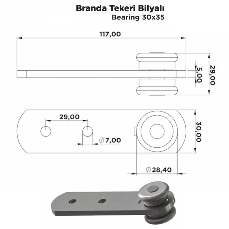 Branda Tekeri Bilyalı - Görsel 2