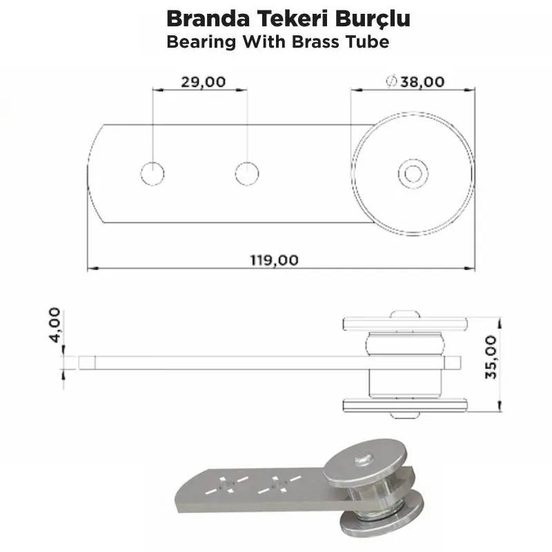 Branda Tekeri Burçlu - Görsel 2