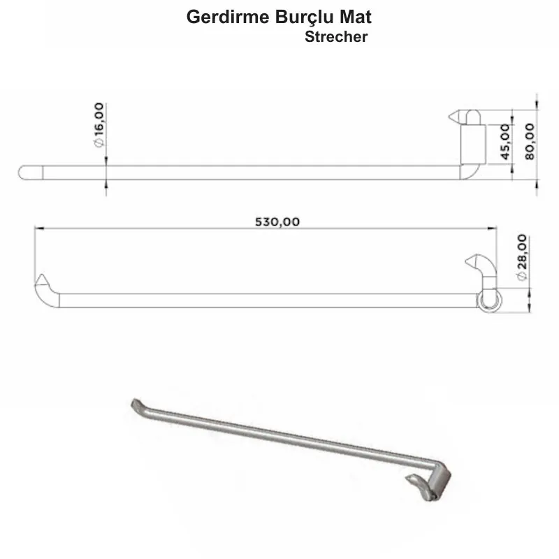 Gerdirme Burçlu Mat - Görsel 2